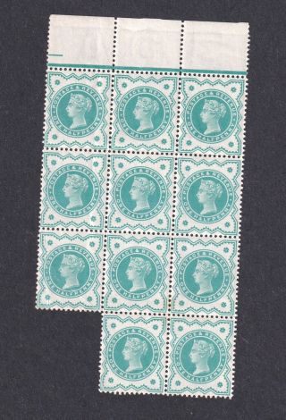 Sg213,  1900,  1/2d,  Jubilee,  Block,  Qv,  Queen Victoria,  Gb,  Great Britain