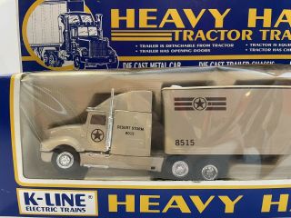 K - Line Desert Storm 8515 Heavy Truck Hauler 2