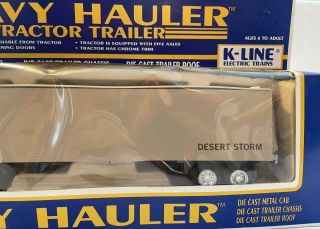 K - Line Desert Storm 8515 Heavy Truck Hauler 3