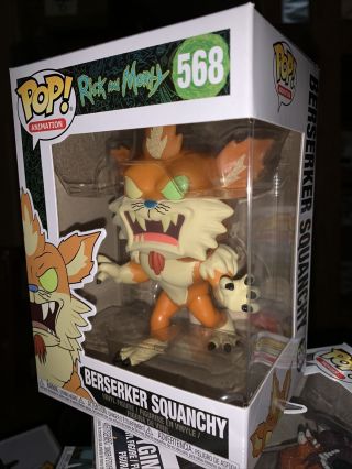 Funko Toys Pop Animation: Rick And Morty - Berserker Squanchy 568 Figure