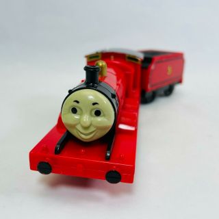 JAMES with TENDER Thomas and Friends Trackmaster 1994/2002 TOMY 2