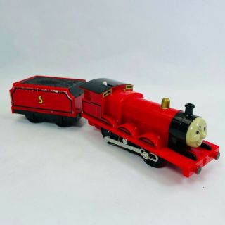 JAMES with TENDER Thomas and Friends Trackmaster 1994/2002 TOMY 3