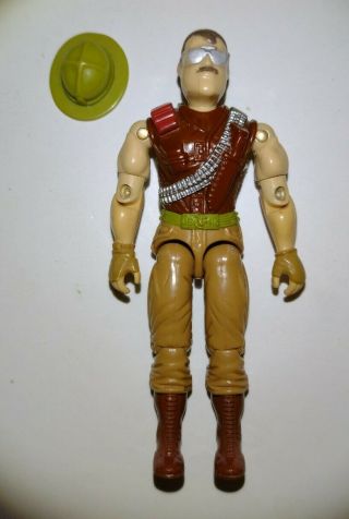 Vintage Hasbro Gi Joe 1988 Sgt Slaughter Warthog Driver Figure Complete