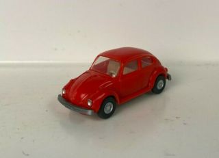 Wiking Germany Ho 1:87 Scale Volkswagen Vw 1300 Kafer Beetle Red