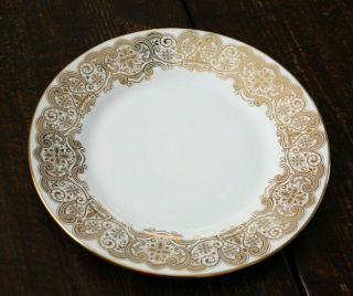 Waterford Lismore Lace Gold Salad Plate 8 "