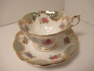 Royal Albert English China Tea Cup & Saucer " Josephine  Empress Series "