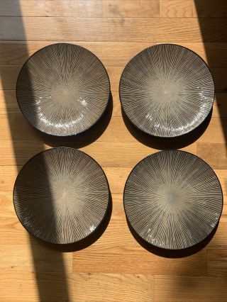 (4) Home Trends Natural Serenity Dinner Plates