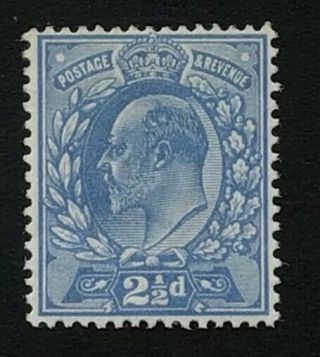 Gb Edward Vii 2½d Value Perf 15 X 14 Mounted And Unshaded.