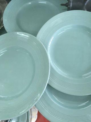 Vintage Woods Ware Beryl Dinner Plates X 4 - 25 Cm
