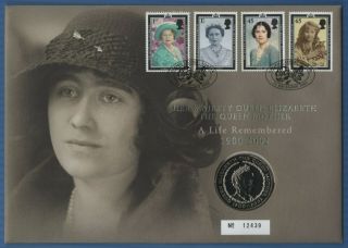 Gb.  Pnc.  The Queen Mother Remembered.  2002.  Glamis Castle,  Forfar.  Royal Mail