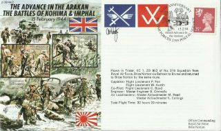 15/2/1994 Uk Gb Fdc - Wwii - The Advance In The Arakan - Handsigned