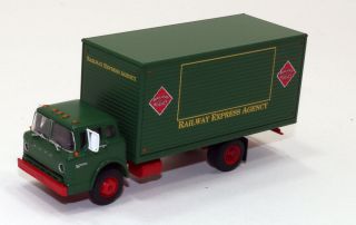 Athearn Ford C Box Van Delivery Truck Railway Express Agency Rea 1/87 Ho