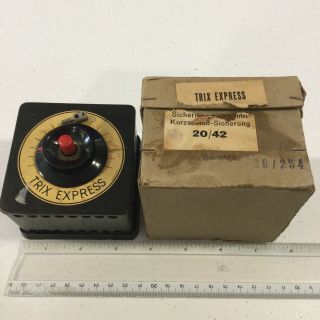 Vintage Trix Express Throttle Control Power Supply 20/42 W/ Knob Button Germany