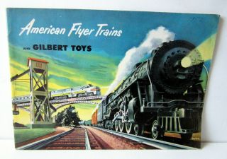 1952 Gilbert Toys,  American Flyer Trains,  Erector With Price List