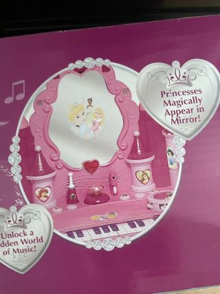 Disney Princess Piano Keyboard Musical Vanity Beauty Salon Interactive Girls Toy 3