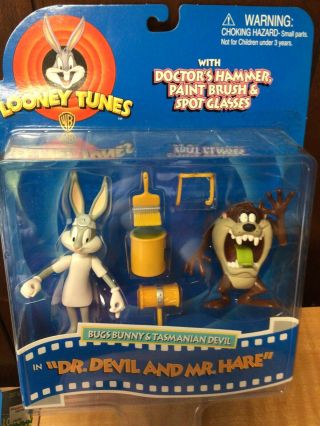 Bugs Bunny & Tasmanian Devil Dr.  Devil And Mr.  Hare 1997 Playmates