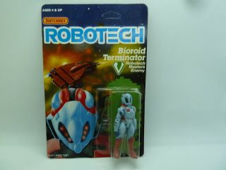 Vintage Moc 1985 Robotech Matchbox Bioroid Terminator Figure Macross