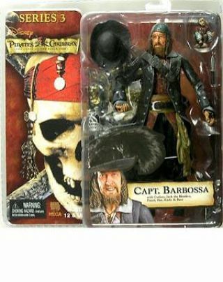 Neca1 Pirates Of The Caribbean Series 3 Captain Barbossa Action Figure