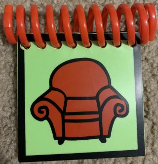 1998 Blues Clues Handy Dandy Notebook Steve Authentic Thinking Vintage