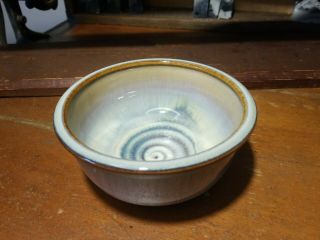 Gorgeous Bill Campbell Signed Small Pottery Bowl Dish 5 " Trinket Art Studio