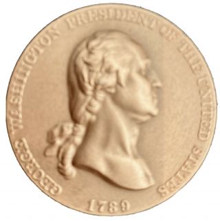Rare Vintage: 1789 George Washington Bronze Medal 