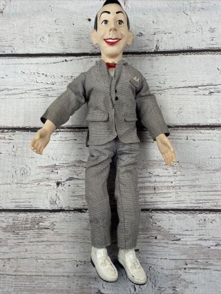 Vintage 1987 Matchbox Toys Talking Pee Wee Herman Doll Toy Rough Kind Of Talks