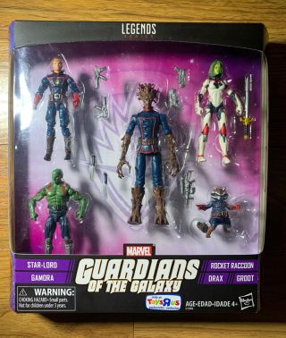 Marvel Legends Series Guardians Of The Galaxy Only At Toys R Us Exclusive Hasbro