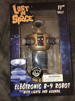 Diamond Select Lost In Space Electronic Golden Boy Lights & Sound B - 9 Robot 11 "