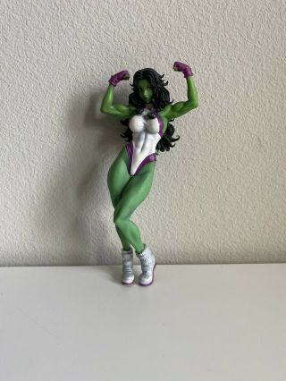 Kotobukiya Bishoujo Statue Marvel Comic She - Hulk 1/7 Scale Pvc Statue Figure