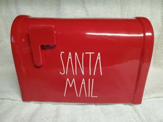 Nwt Rae Dunn Ceramic Red Santa Mail Mailbox - Christmas 2020 Release - Vhtf