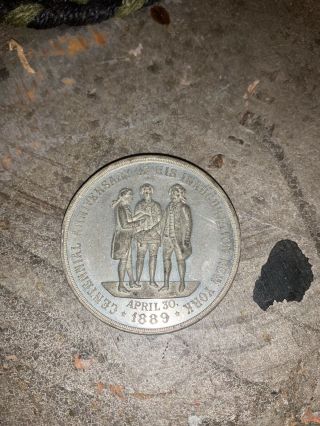 large Washington centennial medal 1789 - 1889 choice 2