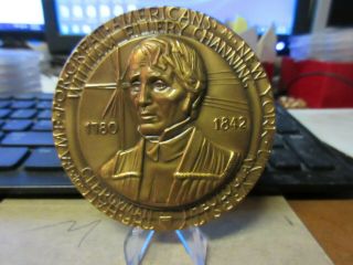 Nyu Hall Of Fame William Ellery Channing By Albert Wein Bronze Medal 76mm Maco