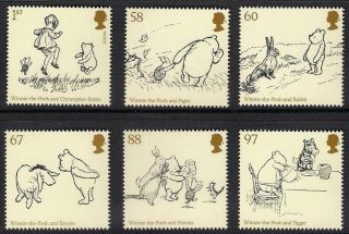 Gb Mnh Stamp Set 2010 Winnie The Pooh Sg 3121 - 3126