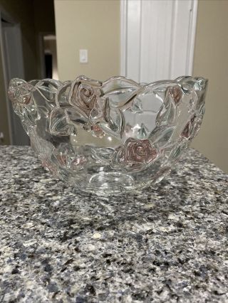 Mikasa Bella Rosa Glass Bowl