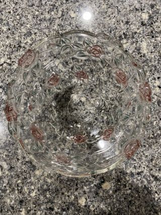 Mikasa Bella Rosa Glass Bowl 3