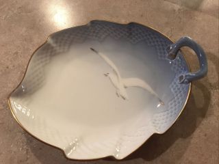 Bing & Grondahl Seagull China - Lg Leaf Serving Tray (no 199) - From Denmark