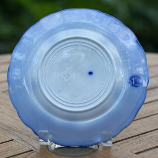 Ridgway Bolingbroke Flow Blue Semi - Porcelain Luncheon Plate 7 7/8 