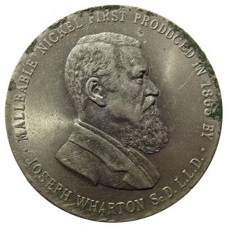 1904 St Louisiana Purchase Expo Nickel Medal Hk - 323,  Souvenir Token,  Malleable