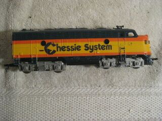 Tyco Ho Scale Chessie System 4015 Diesel Engine F7a