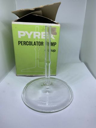 Vtg.  Pyrex Glass Percolator Coffee Pot Replacement Part Pump Stem 7754 4 Cups