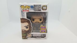 Funko Pop Aquaman And Motherbox Dc Justice League 199 Convention Exclusive