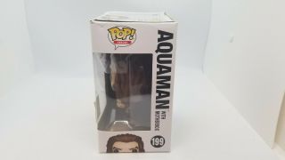 Funko POP Aquaman and Motherbox DC Justice League 199 Convention Exclusive 2