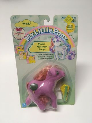 My Little Pony Windy Magic Message Moc With Mommy Charm.