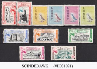 Lundy - 1954 - 62 Selected Stamps - 11v - Nh