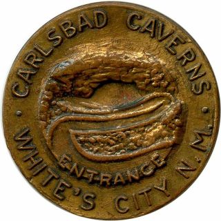 1912 Mexico Great Seal Carlsbad Caverns White 