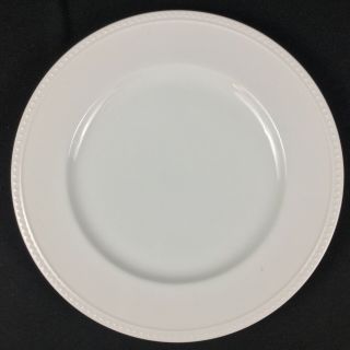 Crate & Barrel Staccato Kathleen Willis 12 " Round Platter Chop Plate White Japan