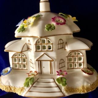 The Parasol House By Coalport Fine Bone China Made In England,  Collectible Homes