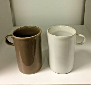 Vintage Bennington Pottery Mugs Espresso Cups David Gill Design 1370