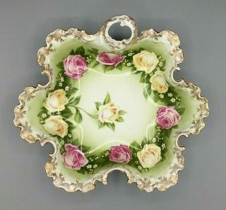 Antique Rosenthal Bavaria Monbijou Style Porcelain Bowl