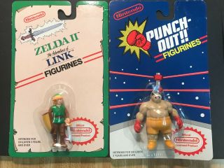 1989 Zelda Ii The Adventure Of Link Punch Out Hippo Nintendo Pvc Figurines